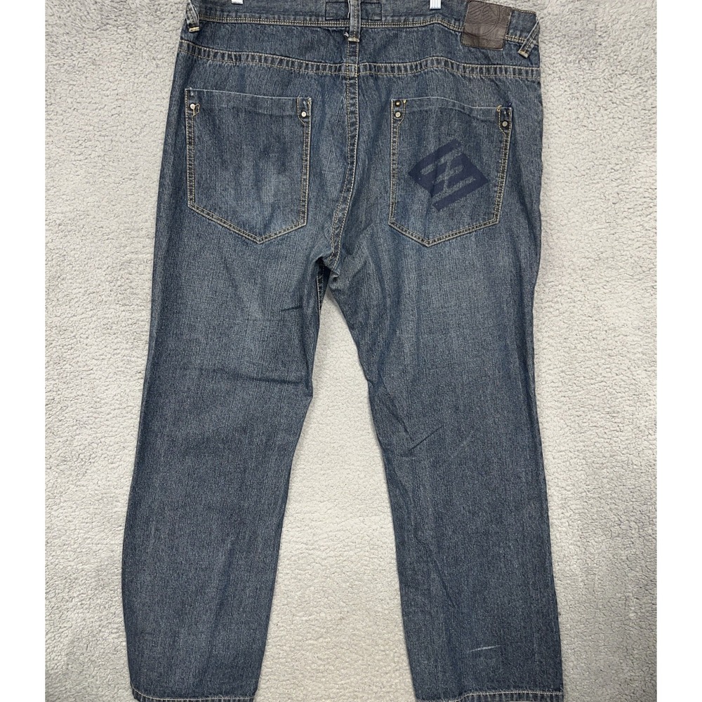 VTG Enyce Jeans Men's Sz 42 Blue Denim Straight Leg Baggy Y2K Hip Hop Pants‎